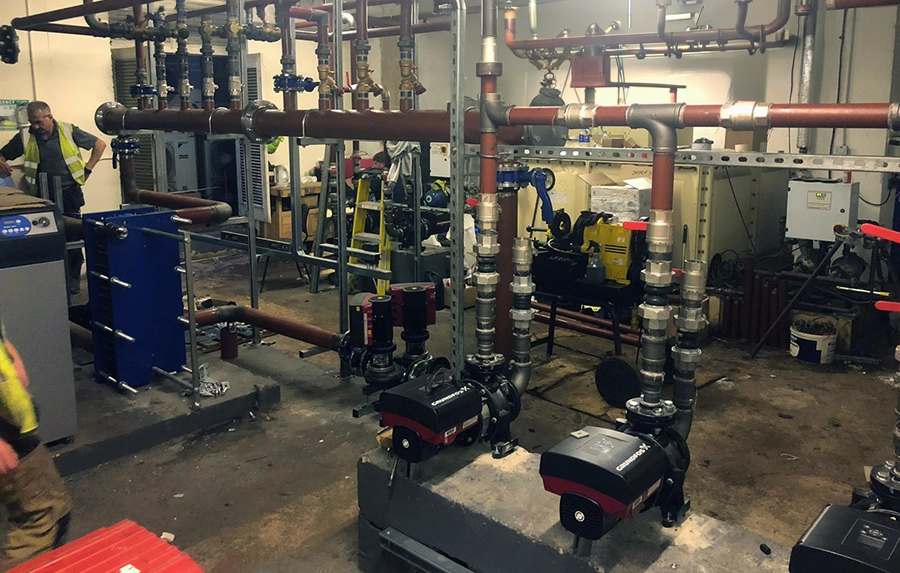 Offices Plant Room Installation Southern England by Total Heating Solutions